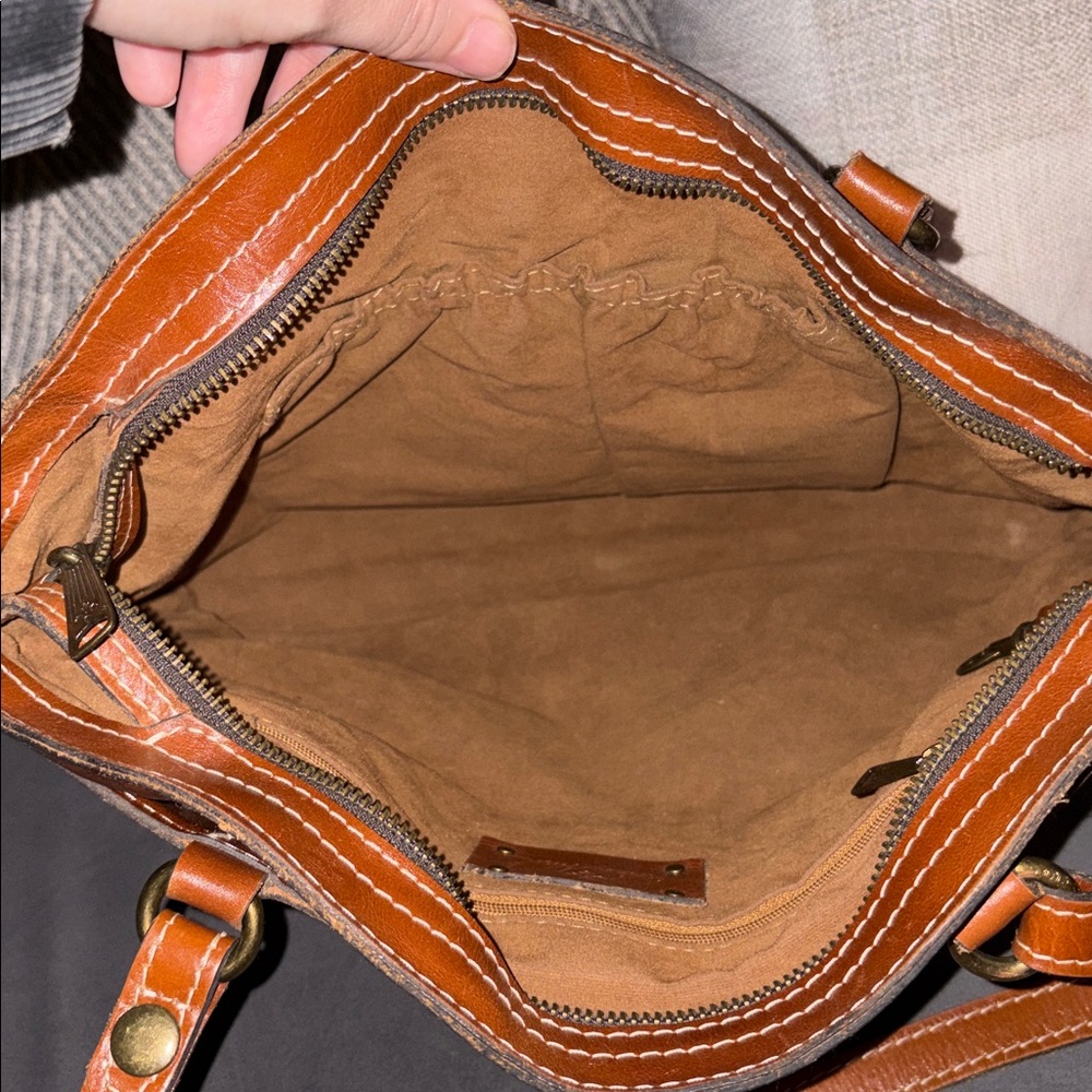 Patricia Nash Brown Leather Shoulder Bag - Picture 6 of 11